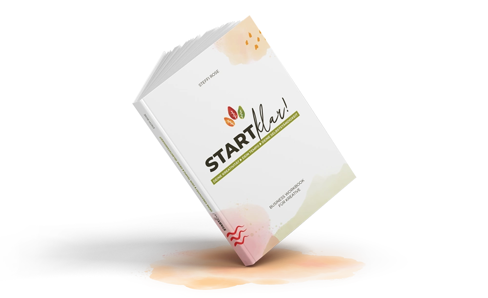 Workbook bei dem Jana Weiß das Editorial Design übernommen hat - Buch Gestaltung im Workbook Format